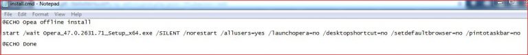 Opera silent install uninstall msi and exe version ...