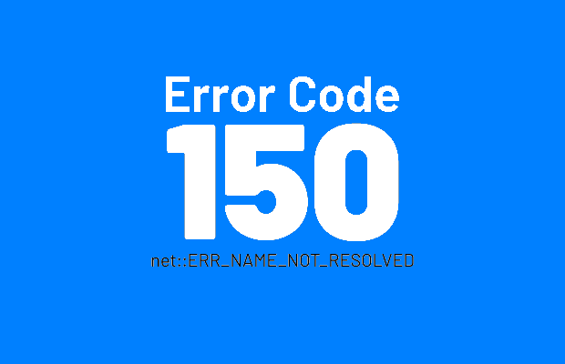 Fix error code 105 "err_name_not_resolved chrome" in google chrome