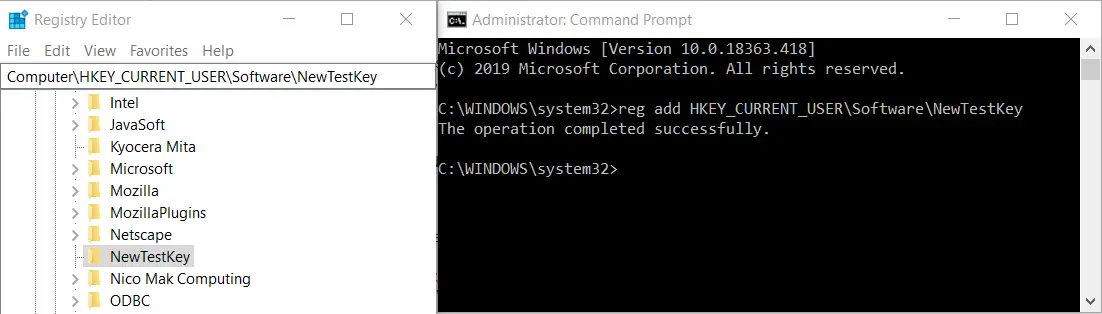 How To Add Registry Key Values With CMD PowerShell Batch