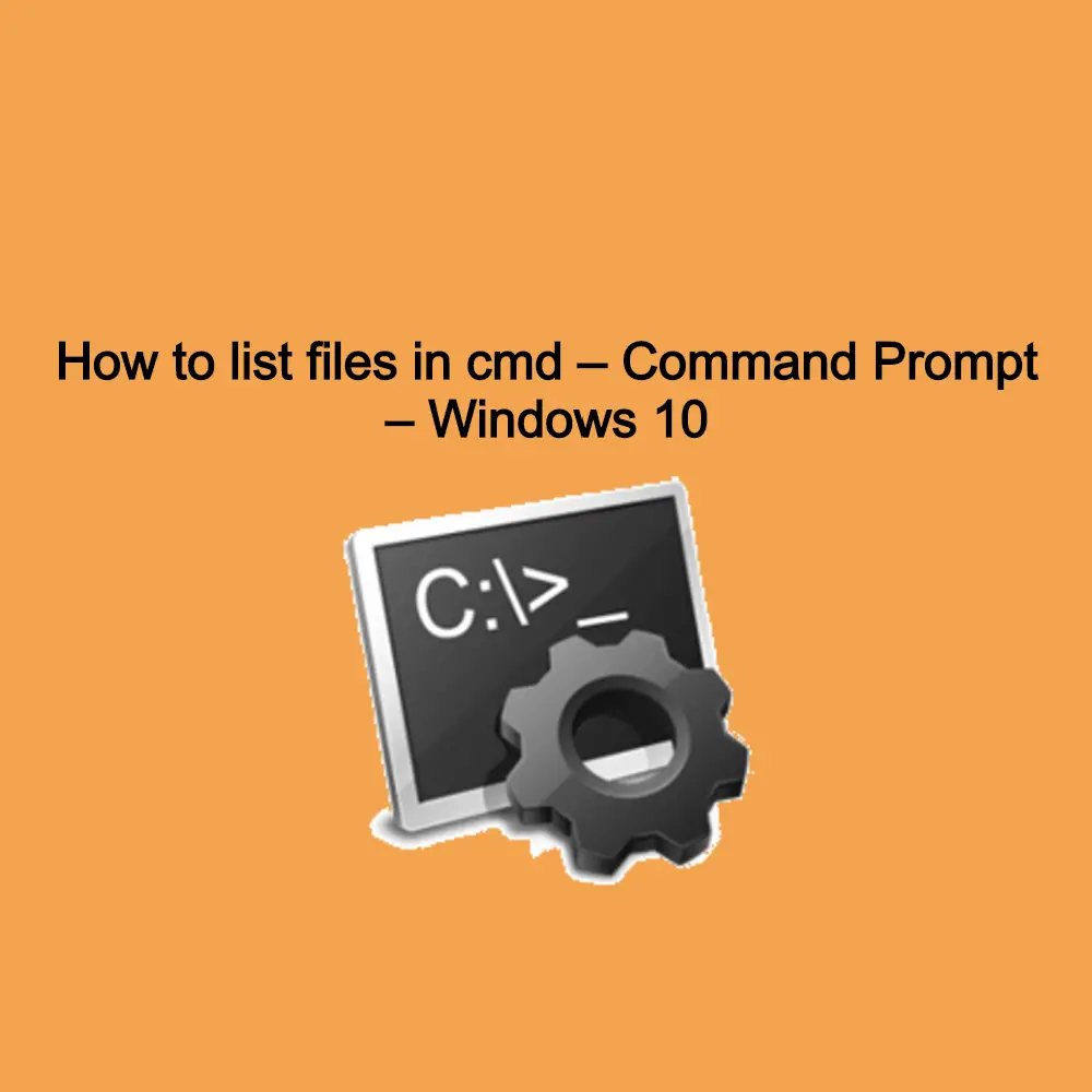  How To Display Files In Command Prompt Printable Templates Free