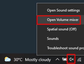 device being used by another application sound